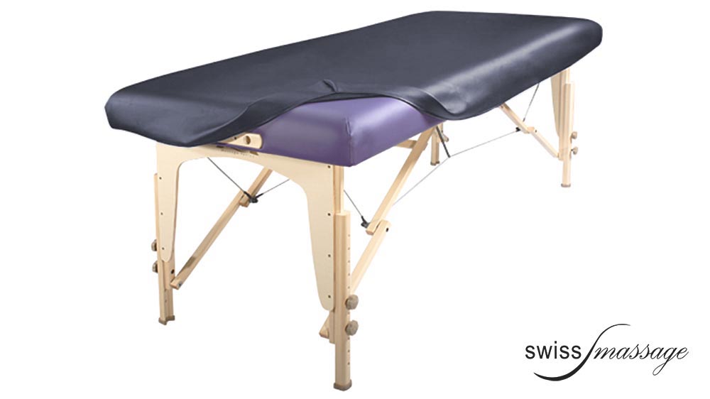 Housse en Vinyle bleue pour la protection de table de massage
