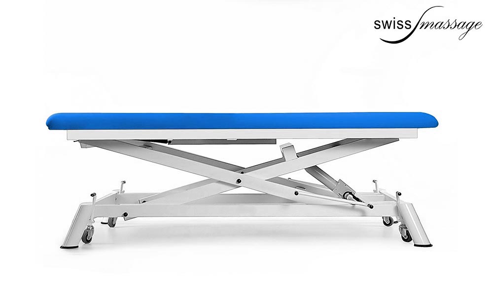 Table Bobath hydraulique bleue