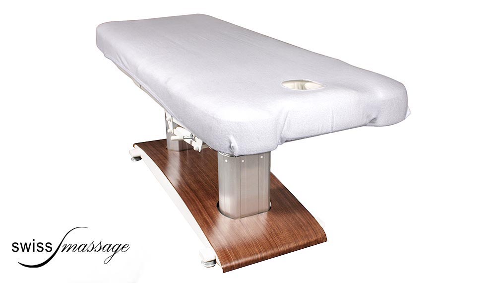 Drap housse pour table de massage en coton éponge format XL