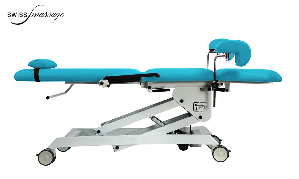 Fauteuil de soins médicaux de gynécologie Mobercas SE-2230-BRG à plat