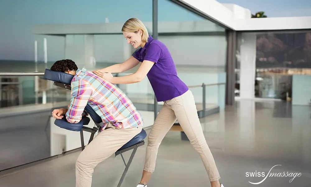 Chaise de massage assis suisse