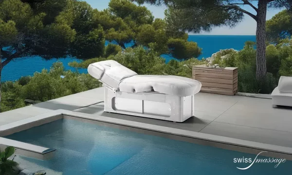 Table de SPA Cupidon blanche méditéranée