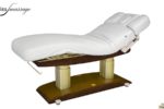 Table de massage modèle Excellence Wenge chromo jaune