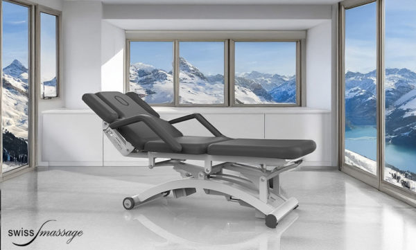 Table de massage électrique anthracite modèle Ellipse - Offre d'octobre 2025