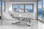Table de massage Ellipse Blanche Suisse Alpes massages