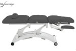 Table de massage modèle Ellipse anthracite position à plat