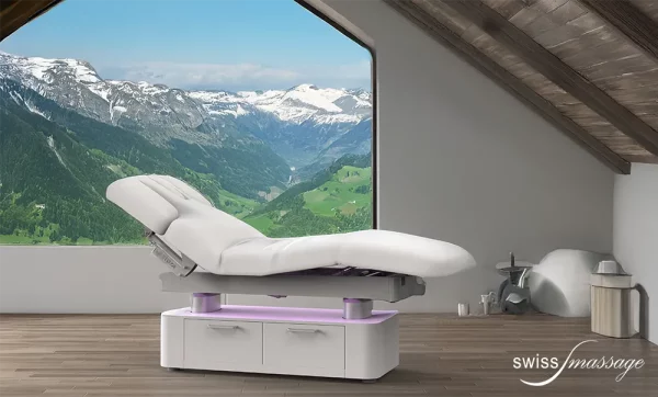 SPA table Triumph White Swiss Alps