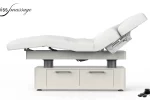 Table de massage modèle Triumph blanche position relax