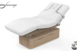 Table de massage modèle Triumph chêne clair position relax
