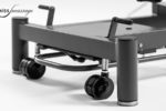 Table physio électrique Coinfycare modèle Reduca plus chassis dark détail kit roulettes