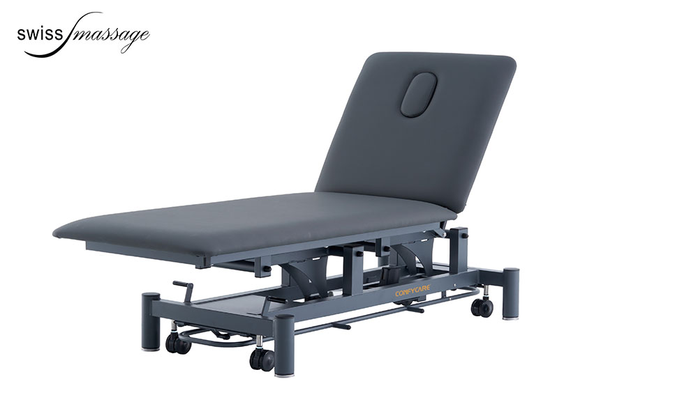 Sanitätsliege Modell Healthy 75 cm Swissmassage hohe Rückenlehne