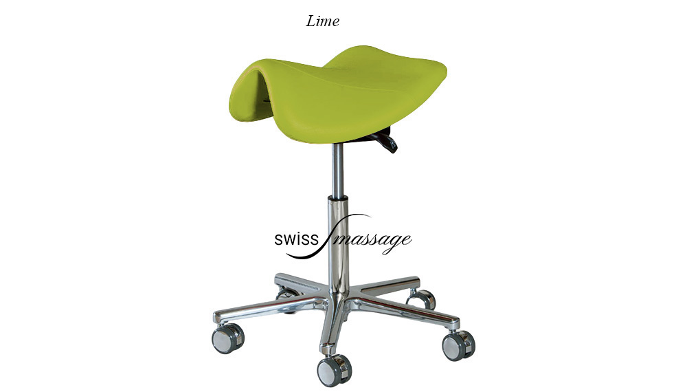 Tabouret médical ergonomique Swippo couleur Lime