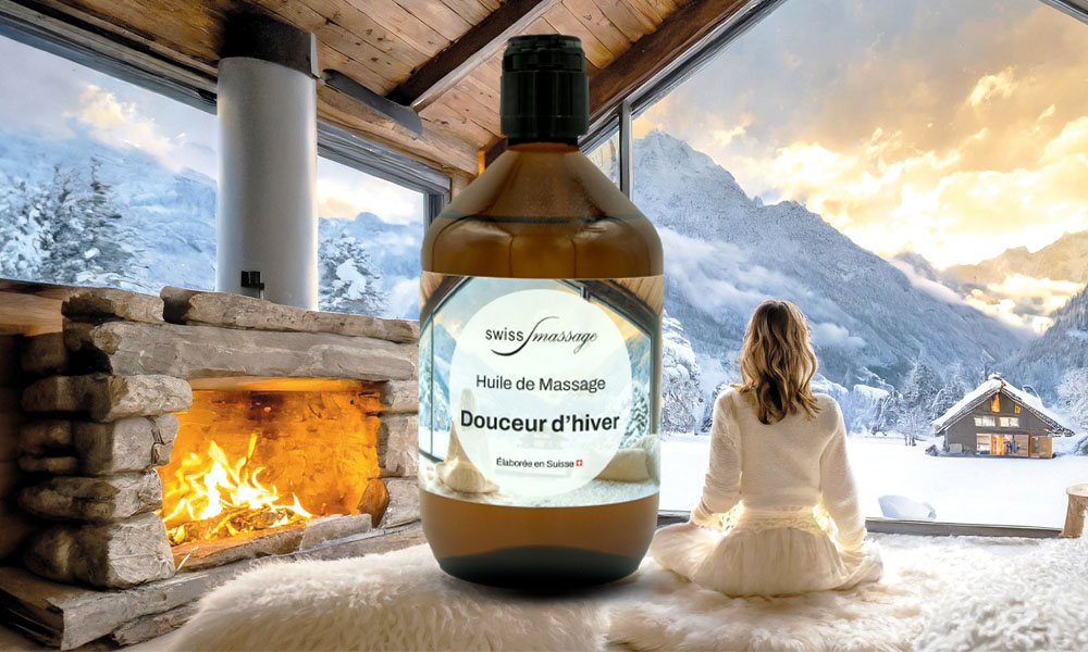 Huile de massage suisse Douceur d Hiver
