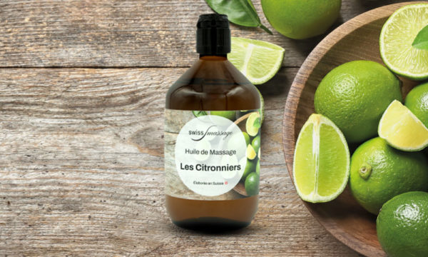 Huile de massage Les Citronniers Swissmassage