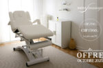 Promotion sur la table de massage Ellipse blanche