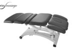 Table de physiothérapie avec dossier inclinée en négatif