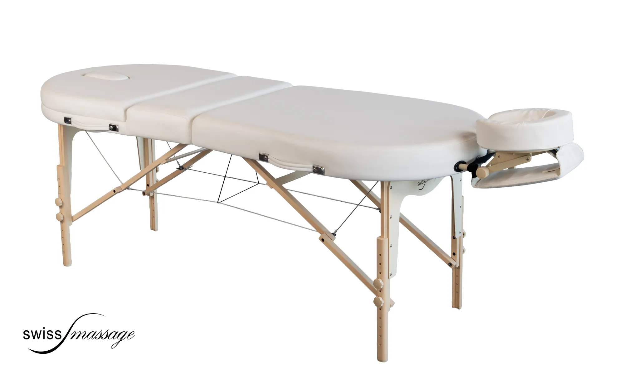 Table de massage pliable ergonomique modèle Body avec kit têtière côté jambes