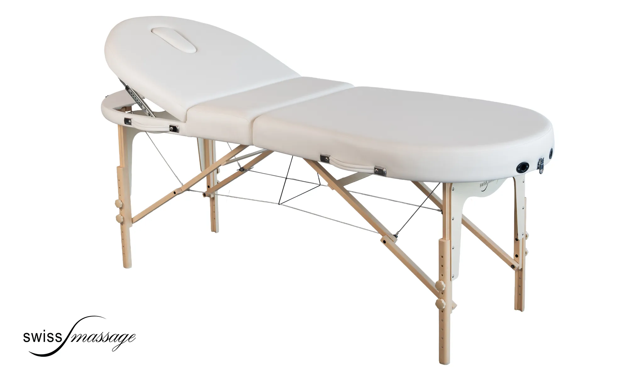 Table de massage pliable ergonomique avec dossier relevé