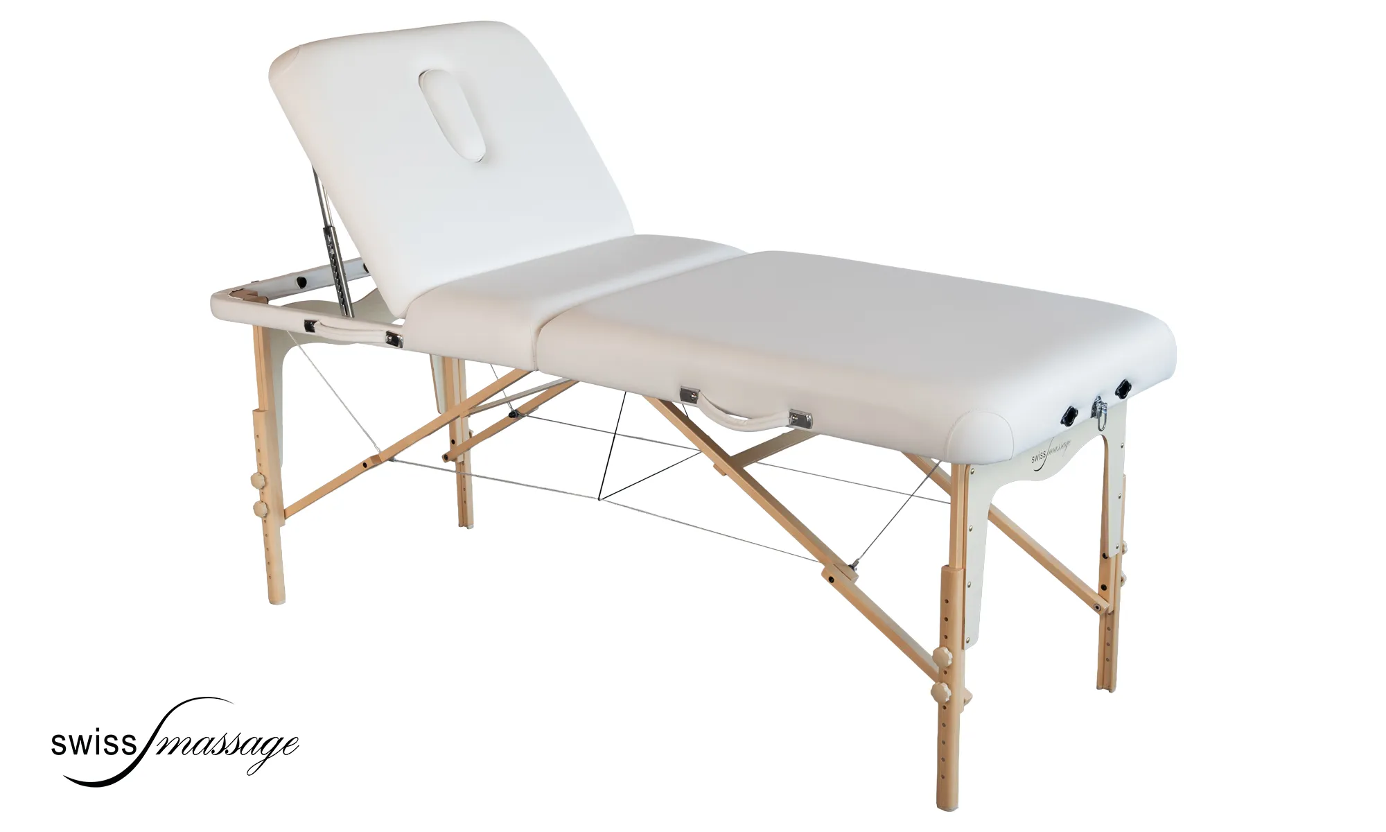 Table de massage pliante modèle Select avec dossier relevé