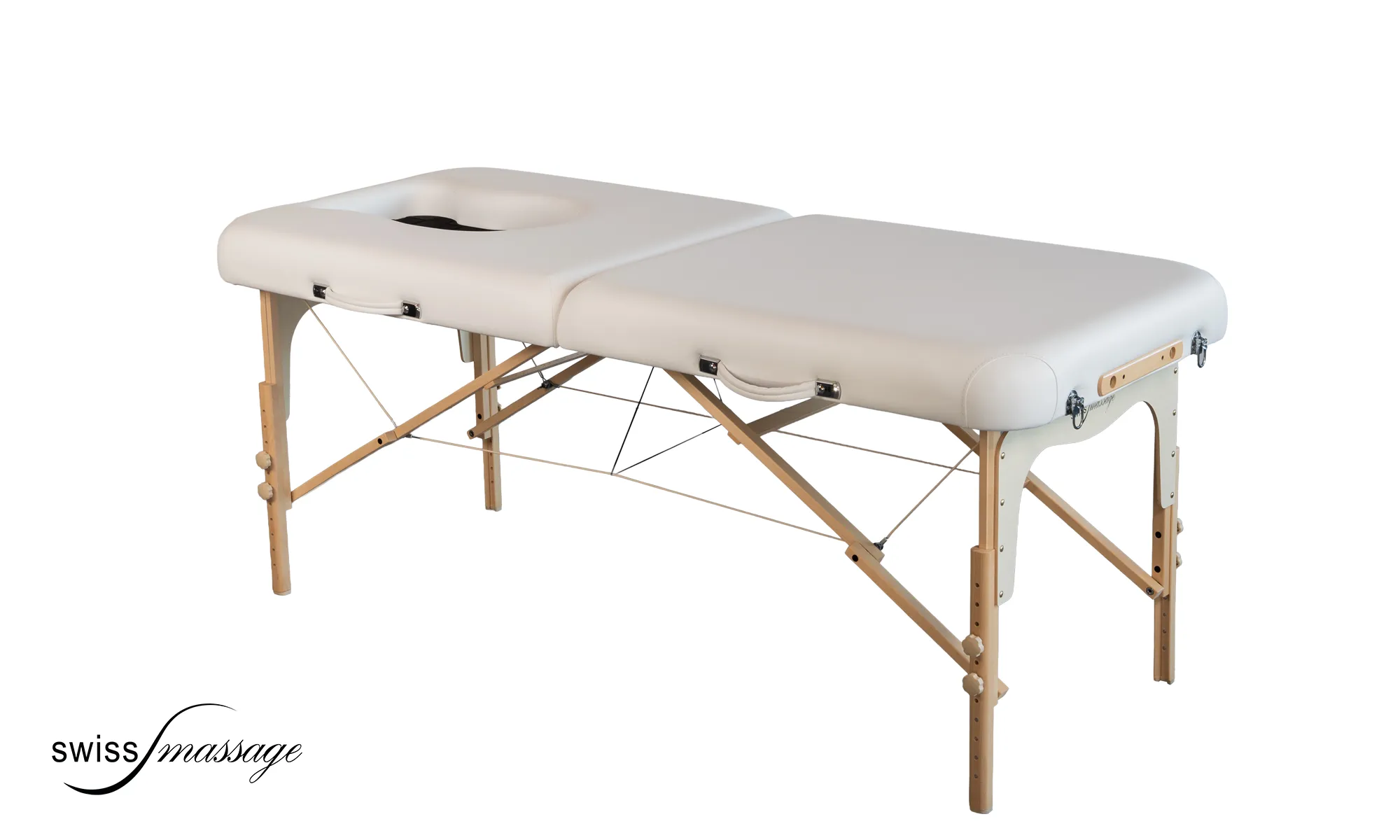 Table de massage pliable avec trou pour le ventre des femmes enceintes